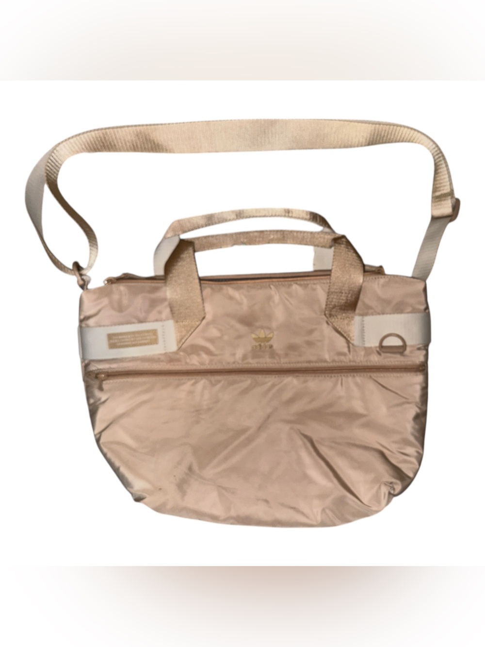 Addidas Originals Puffer Shopper Tote Bag  in Magic Beige Color